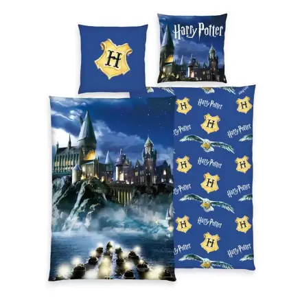 Komplet pościeli Harry Potter Blue 135 x 200 cm / 80 x 80 cm termékfotója