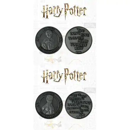 Zestaw 2 pamiątkowych monet Harry Potter Dumbledore's Army: Harry & Ron Edycja Limitowana zdjęcie produktu