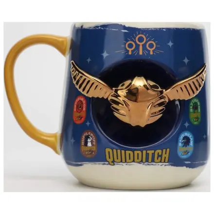 Kubek Harry Potter Złoty Znicz 2D z płaskorzeźbą figuralny zdjęcie produktu