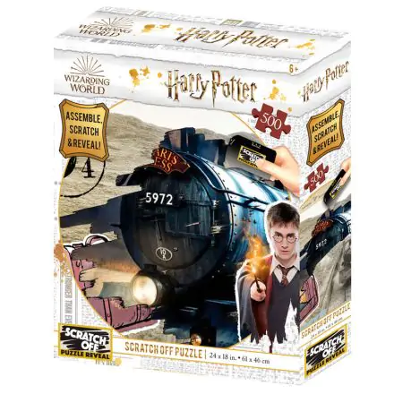 Puzzle zdrapka Harry Potter Hogwarts Express 500 elementów zdjęcie produktu