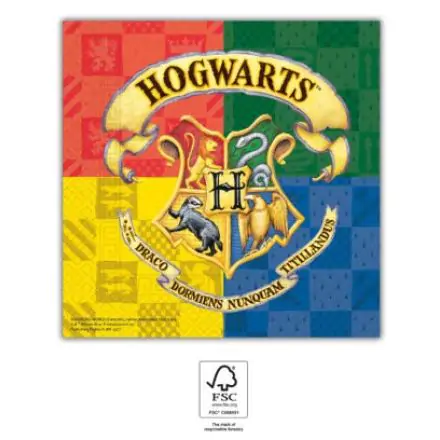 Harry Potter Hogwarts Houses serwetki 20 sztuk 33*33 cm FSC zdjęcie produktu