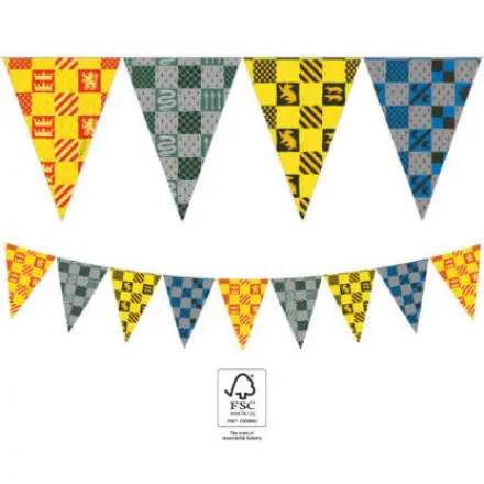 Harry Potter Hogwarts Houses Bunting FSC 2,3 m  zdjęcie produktu