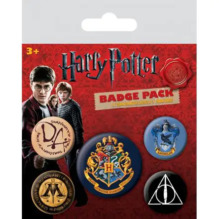 Harry Potter Przypinki na agrafkę 5-Pack Hogwarts zdjęcie produktu