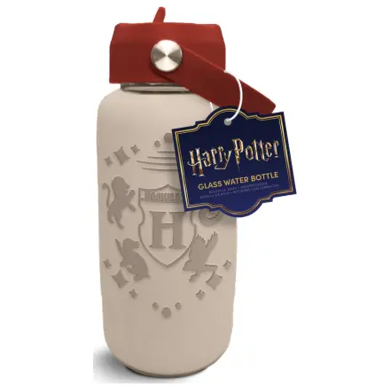 Harry Potter Hogwarts Szklana Butelka na wodę z Silikonową Osłonką 800ml zdjęcie produktu