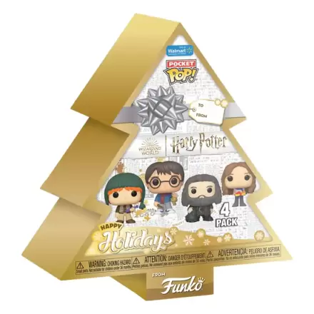 Harry Potter Holiday 2024 Kieszonkowy Funko POP! Vinyl Keychains 4-Pack Tree Holiday Box 4 cm termékfotója