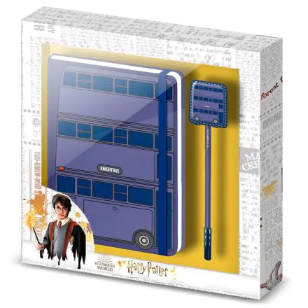 Harry Potter Knight Bus zestaw pamiętnik + długopis zdjęcie produktu