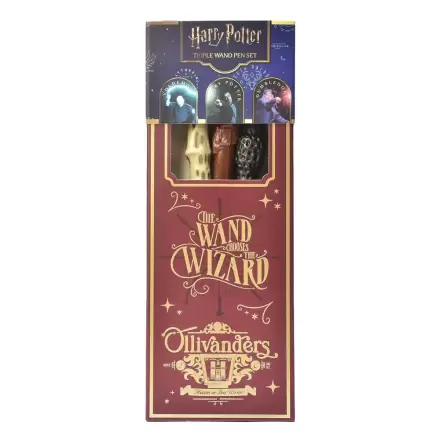 Harry Potter Triple Wand Pen Pack Magiczne Lokacje zdjęcie produktu