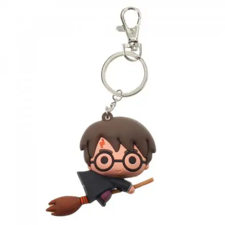 Harry Potter Gumowy Breloczek Harry Potter & Miotła Nimbus 7 cm zdjęcie produktu