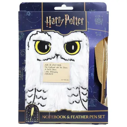 Harry Potter Zestaw pluszowy Notatnik z Długopisem Hedwig Magical Locations zdjęcie produktu