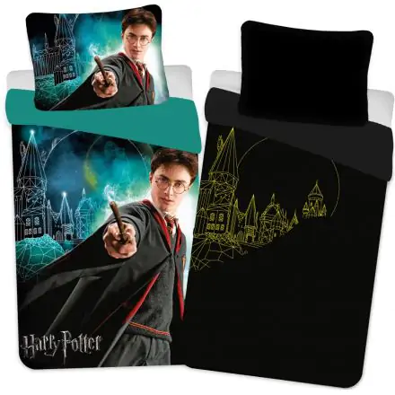 Harry Potter Glow in the Dark poszewka na kołdrę Castle 140x200 cm, 70x90 cm zdjęcie produktu