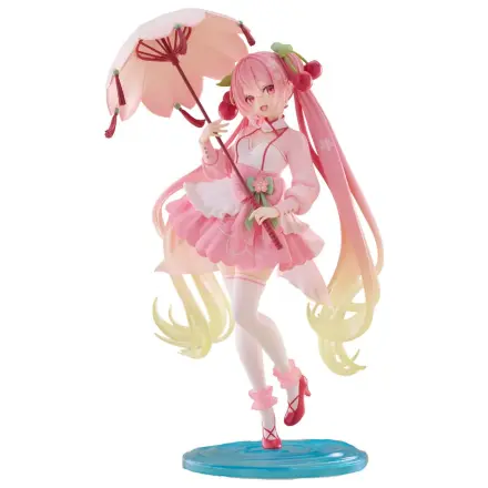 Hatsune Miku AMP PVC Statua Newley Written Sakura Miku Sakura Dress Ver. 21 cm zdjęcie produktu