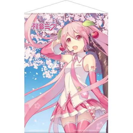 Hatsune Miku Wallscroll Kwitnąca Wiśnia 50 x 70 cm termékfotója