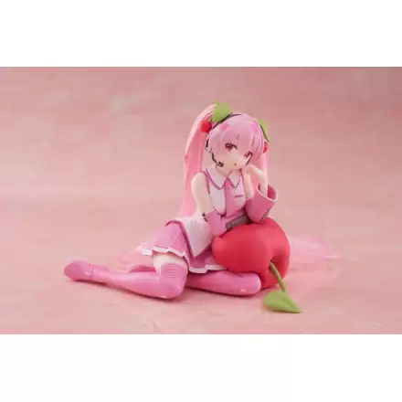 Hatsune Miku PVC Statuetka Desktop Cute Figure Sakura Miku Cherry Cushion Ver. 13 cm termékfotója