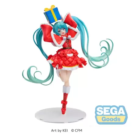 Hatsune Miku Series Luminasta Statuetka PVC Hatsune Miku Christmas 2024 19 cm termékfotója