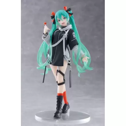 Hatsune Miku Wonderland PVC Statuetka Fashion Punk Ver. 18 cm termékfotója