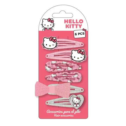Hello Kitty Zestaw 6 spinek do włosów zdjęcie produktu