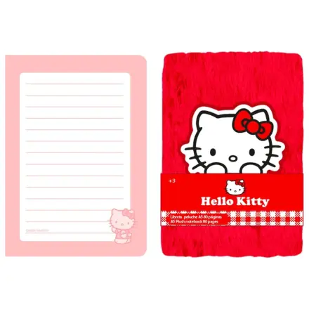 Hello Kitty A5 pluszowy notatnik zdjęcie produktu