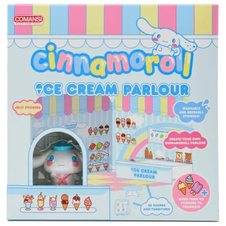 Hello Kitty and Friends Mini figurka Naklejka Domek Cinnamoroll Ice Cream Parlour zdjęcie produktu