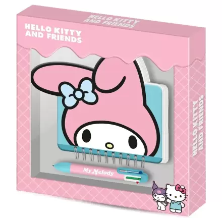 Hello Kitty and Friends My Melody Dziennik + długopis zdjęcie produktu
