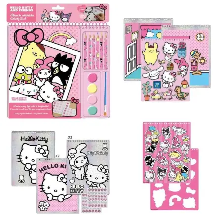 Hello Kitty and Friends książka z zadaniami i kolorowankami zdjęcie produktu
