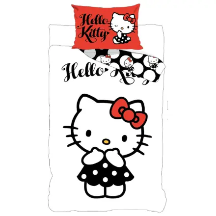 Hello Kitty Black Dress dla dzieci w wieku przedszkolnym, poszwa na kołdrę zdjęcie produktu