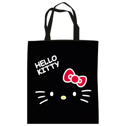 Hello Kitty Czarna Płócienna Torba, Torba na zakupy 44 cm zdjęcie produktu