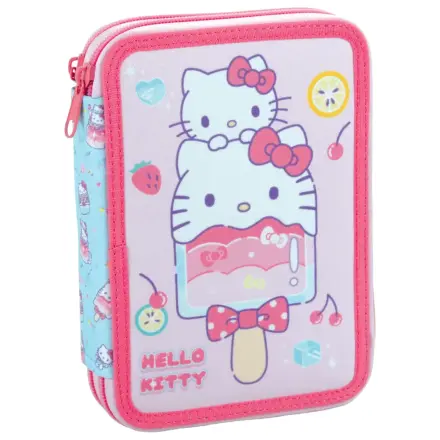 Hello Kitty Cupcake Filled DwuPoziomowy Piórnik zdjęcie produktu