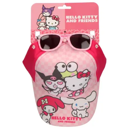 Hello Kitty and Friends Zestaw Okularów Przeciwsłonecznych i Czapka z Daszkiem zdjęcie produktu