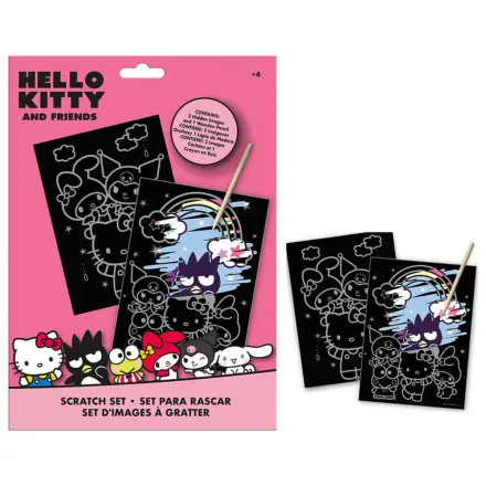 Hello Kitty Friends zestaw do zdrapywania obrazków-zdrapek zdjęcie produktu