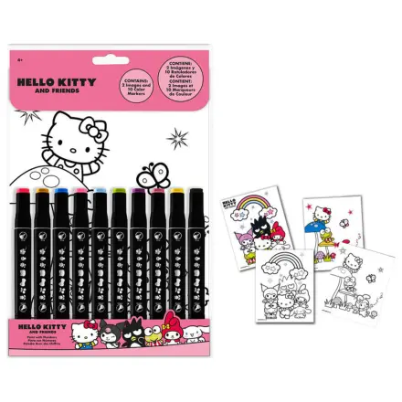 Hello Kitty Friends Wielofunkcyjna Książka do Kolorowania zdjęcie produktu