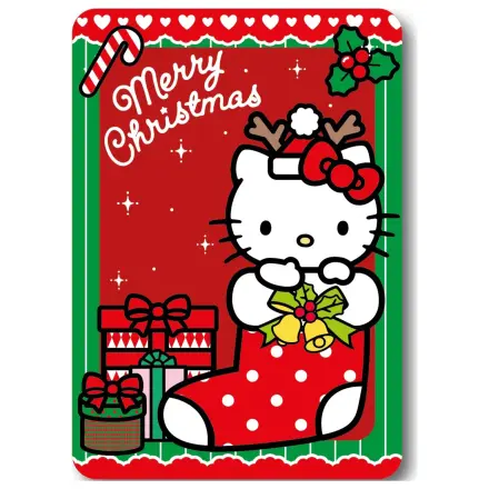 Hello Kitty Holiday Cheer Christmas koc polarowy zdjęcie produktu