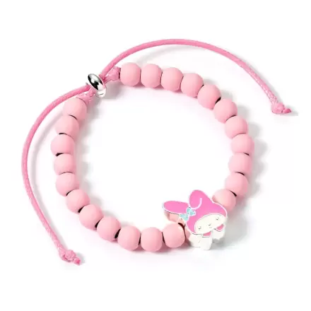 Bransoletka Hello Kitty z różowymi koralikami i zawieszką My Melody 21 cm zdjęcie produktu