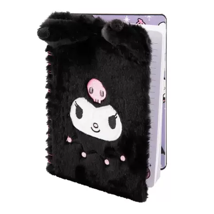 Notatnik A5 Hello Kitty Kuromi fluffy termékfotója