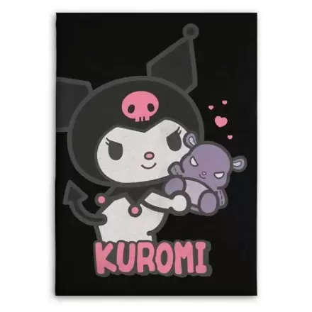 Koc flanelowy Hello Kitty Kuromi 110x150cm zdjęcie produktu