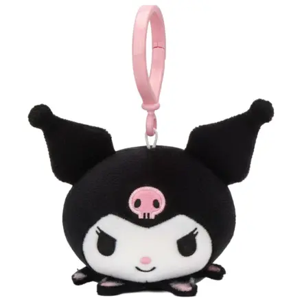 Hello Kitty Kuromi Head 3D Pluszowa figurka z zawieszką, Charms do torebki 11 cm zdjęcie produktu