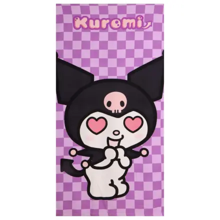 Hello Kitty Kuromi ręcznik plażowy z mikrofibry zdjęcie produktu