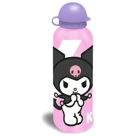 Hello Kitty Kuromi Różowa Aluminiowa Butelka do Picia z Nakrętką 500 ml zdjęcie produktu