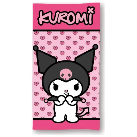 Ręcznik kąpielowy Hello Kitty Kuromi Pink, ręcznik plażowy zdjęcie produktu