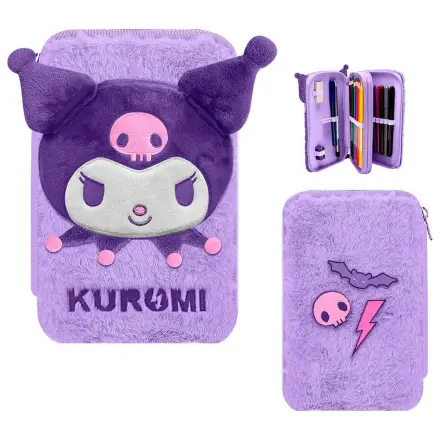 Hello Kitty and Kuromi Plush Two-Story Filled Piórnik zdjęcie produktu
