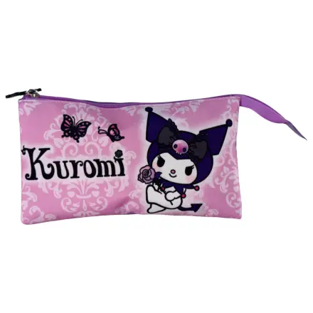 Hello Kitty Kuromi Fioletowe potrójne piórnik zdjęcie produktu