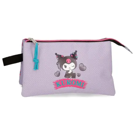 Hello Kitty Kuromi Retropop potrójny piórnik zdjęcie produktu