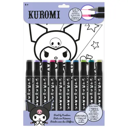 Hello Kitty Kuromi Numbers Kolorowanka zdjęcie produktu