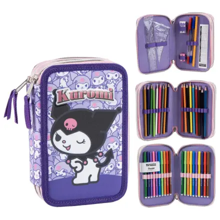 Hello Kitty Kuromi potrójny piórnik zdjęcie produktu