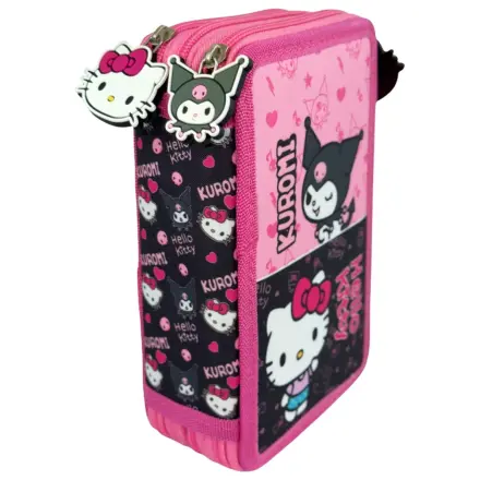 Hello Kitty & Kuromi potrójny piórnik zdjęcie produktu