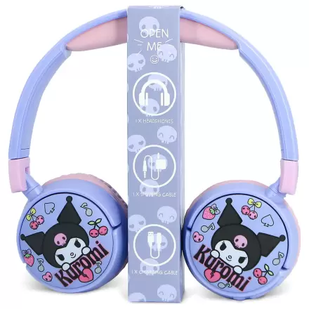 Bezprzewodowe słuchawki dziecięce Hello Kitty Kuromi zdjęcie produktu