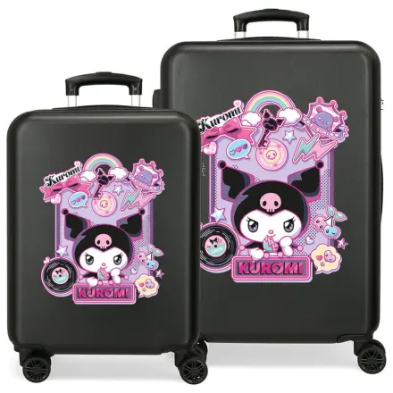 Hello Kitty Kuromi Wonder Set 2 walizki na kółkach ABS 55-65cm zdjęcie produktu