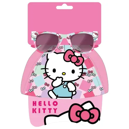 Hello Kitty Lovely Day Zestaw okularów przeciwsłonecznych i czapeczki z daszkiem zdjęcie produktu