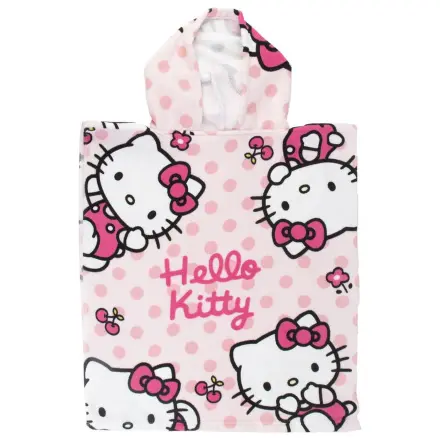 Ręcznik plażowy poncho z mikrofibry Hello Kitty zdjęcie produktu