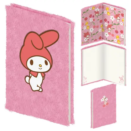 Hello Kitty My Melody A5 pluszowy notatnik zdjęcie produktu