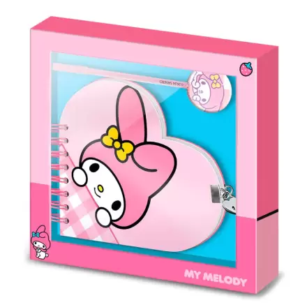 Hello Kitty My Melody pamiętnik + zestaw długopisów termékfotója